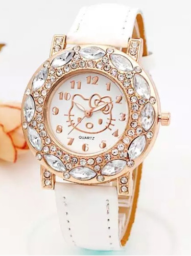 Relógio Infantil Meninas Hello Kitty Qualidade Oferta 