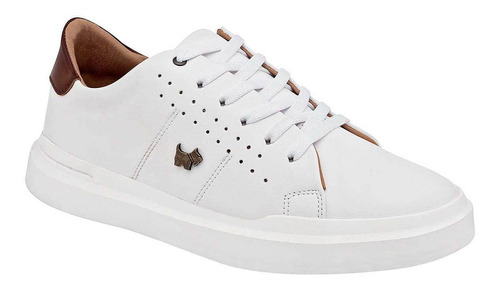 Tenis Hombre Ferrioni F05-008-04 Blanco Café 108-565