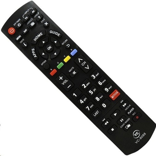 Controle Remoto Panasonic Com Botão Netflix P/lcd/led/smart