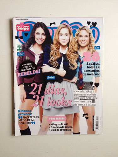 Revista Capricho N°1123 Rebelde Miley Cyrus  Ano 2011 M503