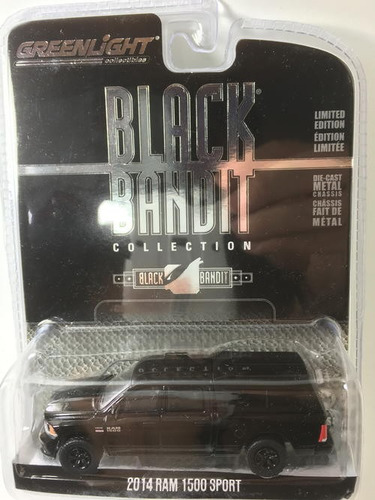 Greenlight - Black Bandit - 2014 Dodge Ram 1500 Sport - 1/64
