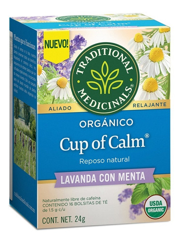 Traditional Medicinal Lavanda Con Menta 24g Ntg Sfn