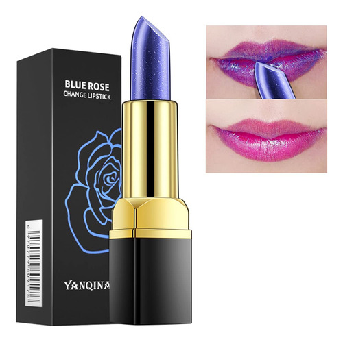 Paminify Lpiz Labial Azul Brillante, Labiales Magicos Que Ca