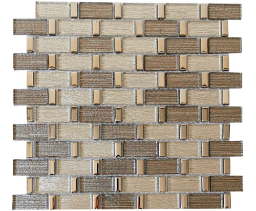 10 X Malla Mosaico Decorativa Cenefa Vidrio Argenta