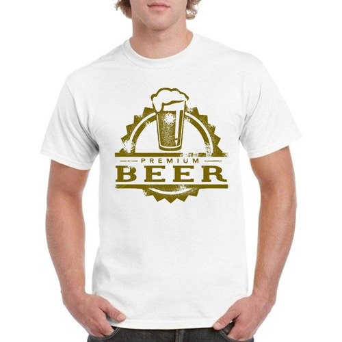 Remera De Hombre Cerveza Artesanal Personaliza Tu Logo Mod6