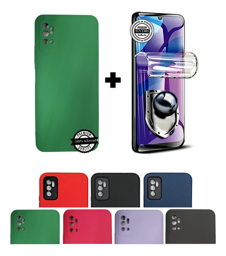 Funda Case + Hydrogel Protector - Para Zte A71 Reforzado 