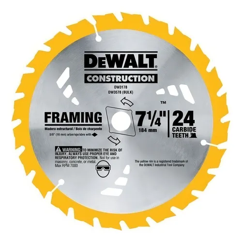 comprar Disco Sierra Carburo 24 Dientes 7-1\u002F4'' Dw3178 Dewalt