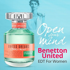 Imagen 4 de 4 de Perfume Spray Benetton United Dreams Para Damas Original
