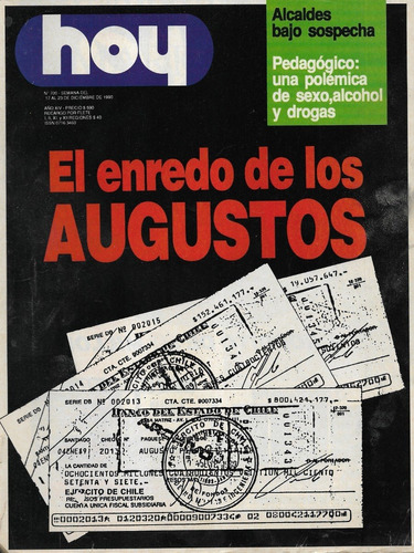 Revista Hoy 700 / 23 Diciembre 1990 / Enredo Augustos