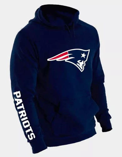 Sudadera Hoodie Patriotas New England Football Americano 