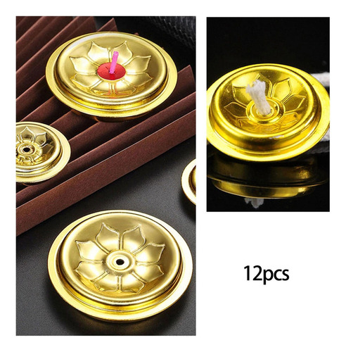 Para A 12x Lámpara De Aceite Mechas Flotantes Soporte De