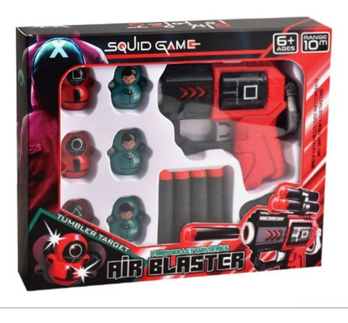 Pistola Nerf Modelo Squid Game Juego De Calamar