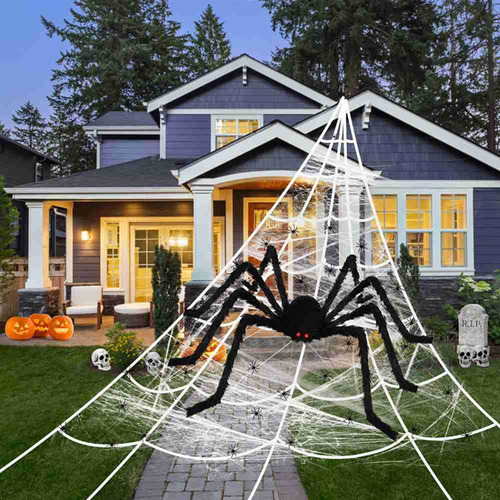 Adorno De Araña De Peluche Con Forma De Araña Pseudopeluda