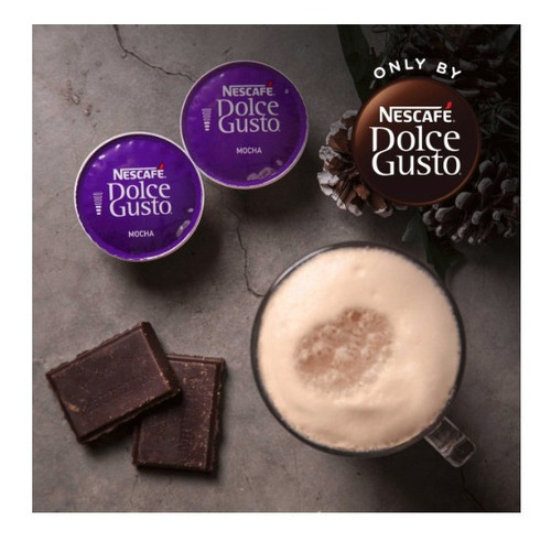 Imagen 4 de 10 de Nescafé Dolce Gusto 16 Cápsulas Sabor Mocha En Oferta!!