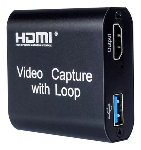 Capturadora De Video Usb 3.0 Hdmi Capture With Loop Out
