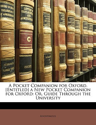 Libro A Pocket Companion For Oxford. [entitled] A New Poc...