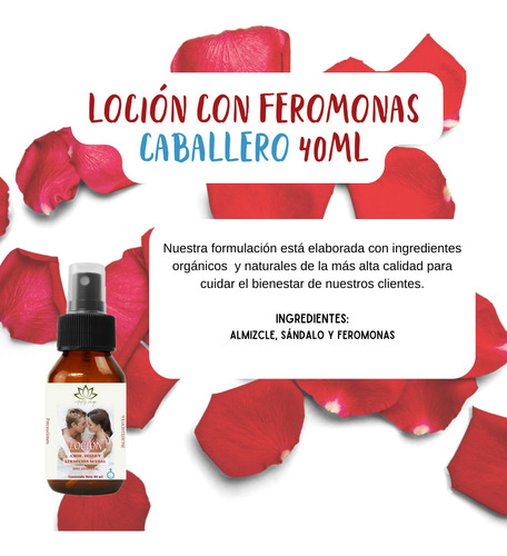 Loción Con Feromonas Caballero Atracción Sexual Ven A Mí
