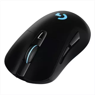 Mouse gamer de juego inalámbrico recargable Logitech G Series Lightspeed Hero 16K G703 negro