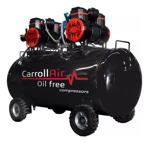 Compresor de aire eléctrico Carroll CAR-H108-2X1LA 108L 1500W 110V blanco