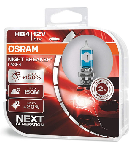 Bombillo 9005 Osram Night Braker Laser Next Generation 