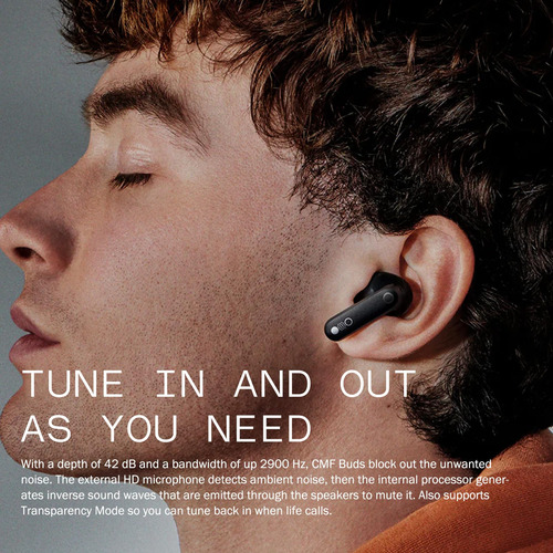Fones De Ouvido Sem Fio Bluetooth Cmf Buds 42db Com Cancelam