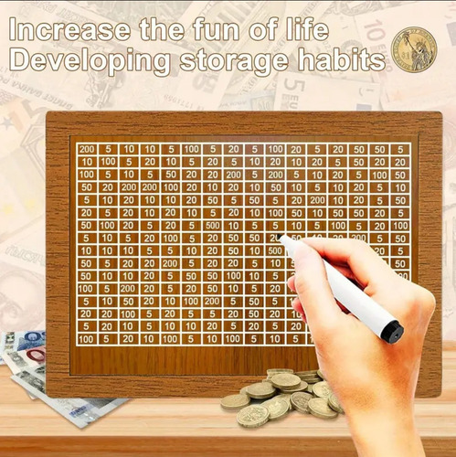 Nx Para Caja De Ahorros De Madera Para Ahorrar Dinero,