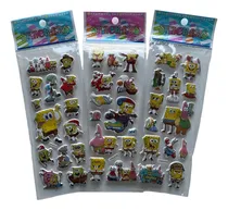 Comprar Stickers Con Relieve  Bob Esponja X 20 Planchas \u002F M11