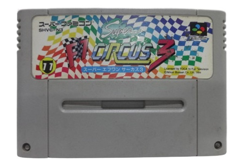 Super F1 Circus 3 Original Super Nintendo Snes Famicom Orig (Usado)