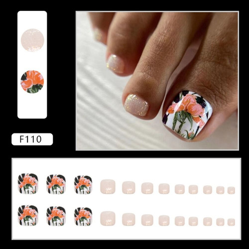 Unhas Postiças, Unhas Curtas E Quadradas, Glitter Para Mulhe