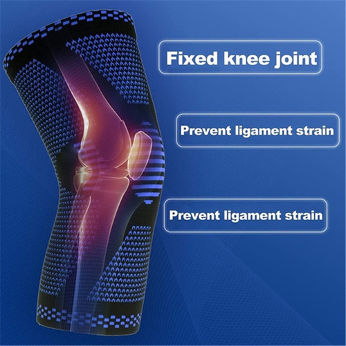 A Rodillera Elástica De Compresión For Gimnasio, For Deporte