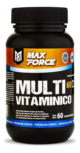 Multivitaminico 60 Comprimidos Max Force