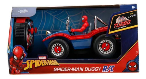 Carro Con Control Marvel Spider-man Rc Buggy Color Rojo