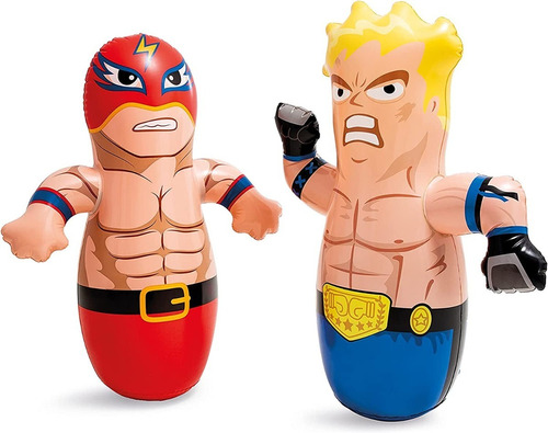 Bolsa Inflable Porfiado Inflable Luchador Boxeador Para Niño