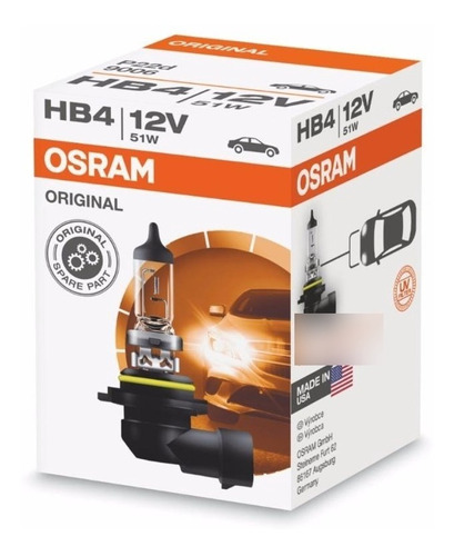 Lampara Osram Hb4 9006 Standard 12v 51w Made In Usa