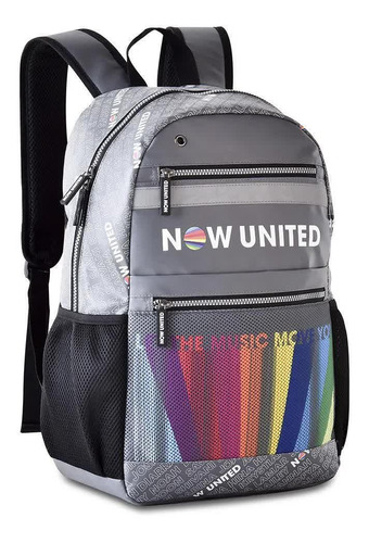 Mochila De Costas Oficial Now United G Nu3258 Clio