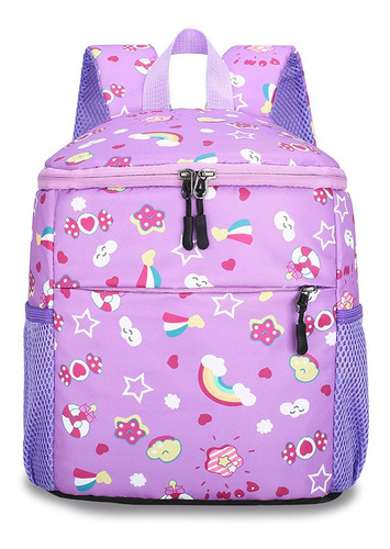 Mochila Bonita Dibujos Animados Para Niña Preescolar Nueva