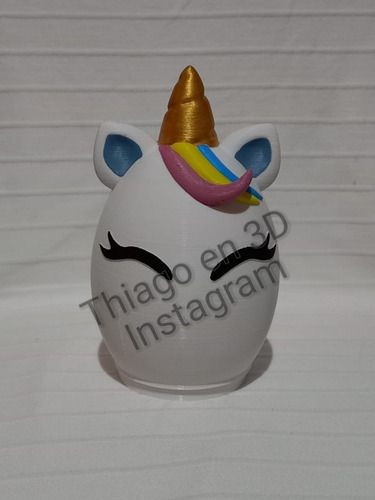 Golosinero Huevo Contenedor Impresion 3d