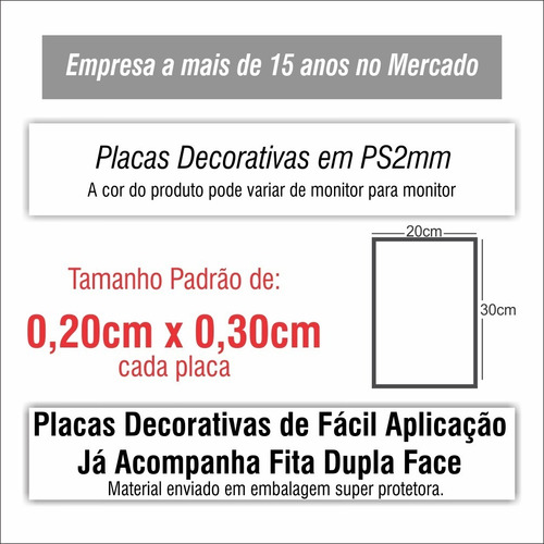 Kit 3 Placas Decorativas Frases Viaje (20cmx30cm Cada Placa)