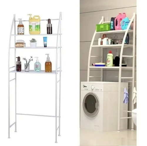 Estante De Lavadora Baño Lavanderia Organizador Multiusos