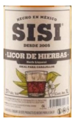 Pack De 4 Crema-licor Sisi Hierbas 1 L