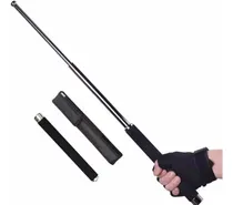 Comprar Bastón Retráctil 64 Cm Defensa Personal Con Funda Acero Inox