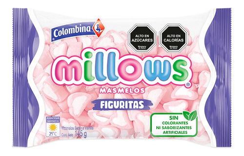 Marshmallow Colombina Variedades 145gr