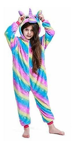 Disfraz Pijama Talla 5t Para Niña De Unicornio Color