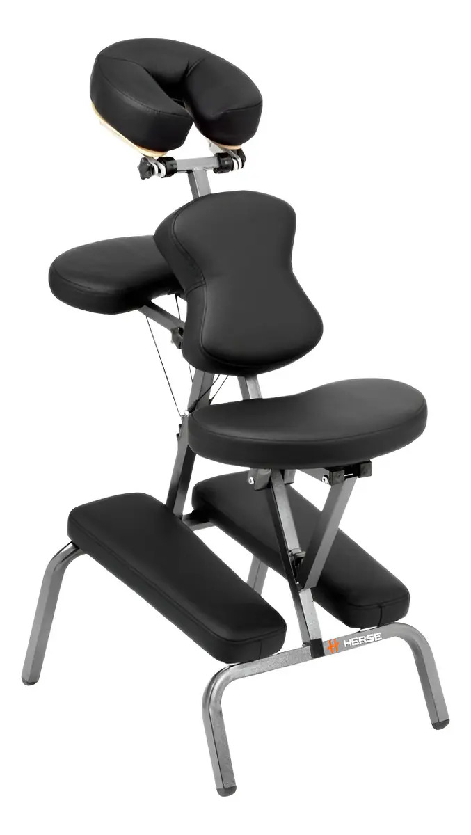 Cadeira de Massagem Portátil Herse Quick Massage Shiatsu Dobrável 150kg