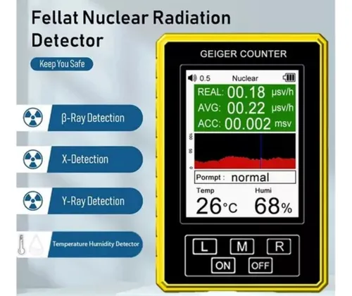 Medidor Radiación Nuclear Y Electromagnética Contador Geiger