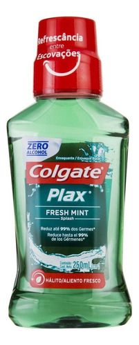 Enxaguante Bucal Plax Fresh Mint 250ml Colgate