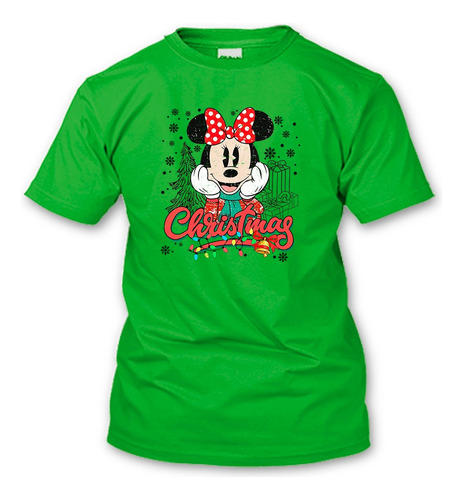 Playera Navidad Minnie Mouse Disney Christmas