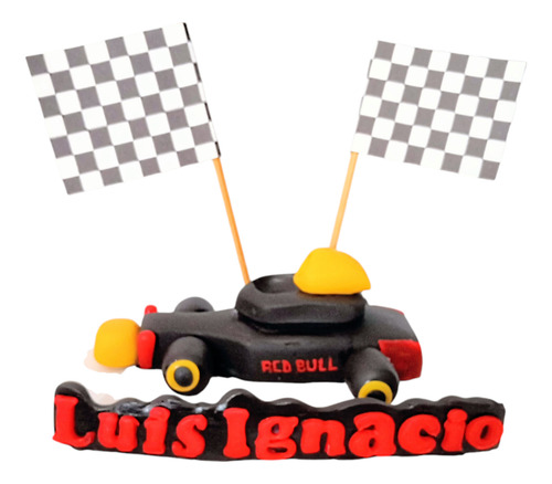 Vela Para Pastel Carros Fórmula 1 Pasta Flexible