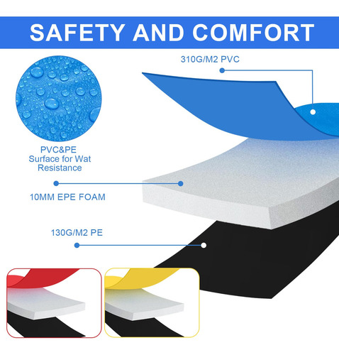 Funda De Seguridad Multicolor Para Trampolines Universal Color De La Lona De Salto Color Del Cobertor De Resortes