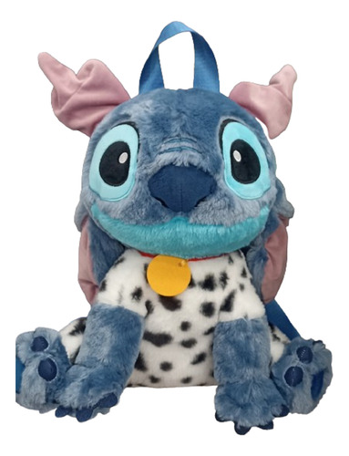 Mochila Backpack Stitch Con Disfraz De Perro Dalmata 50 Cm Disney
